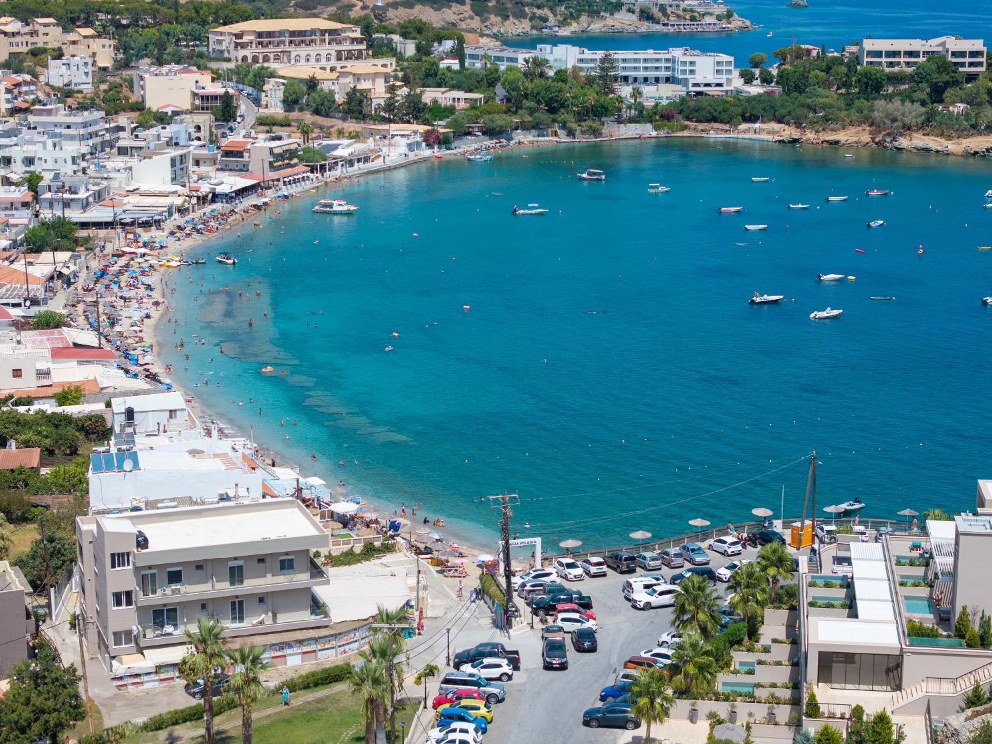 Mk Summer Breeze Luxury Apartments Agia Pelagia  Bagian luar foto